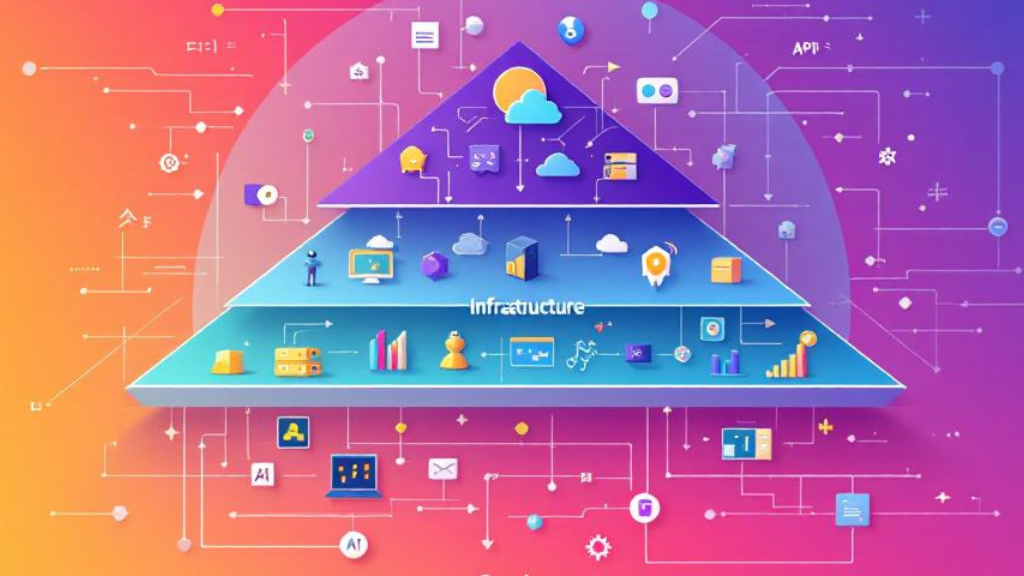 Prozesspyramide mit AI erzeugt